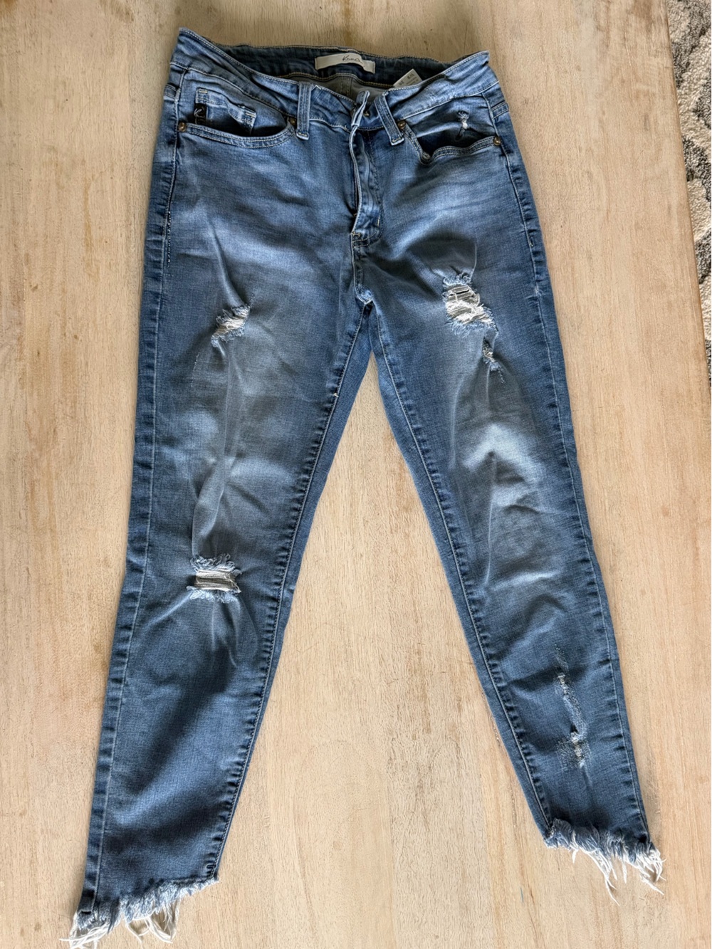 KanCan Light Blue Distressed Denim Jeans
